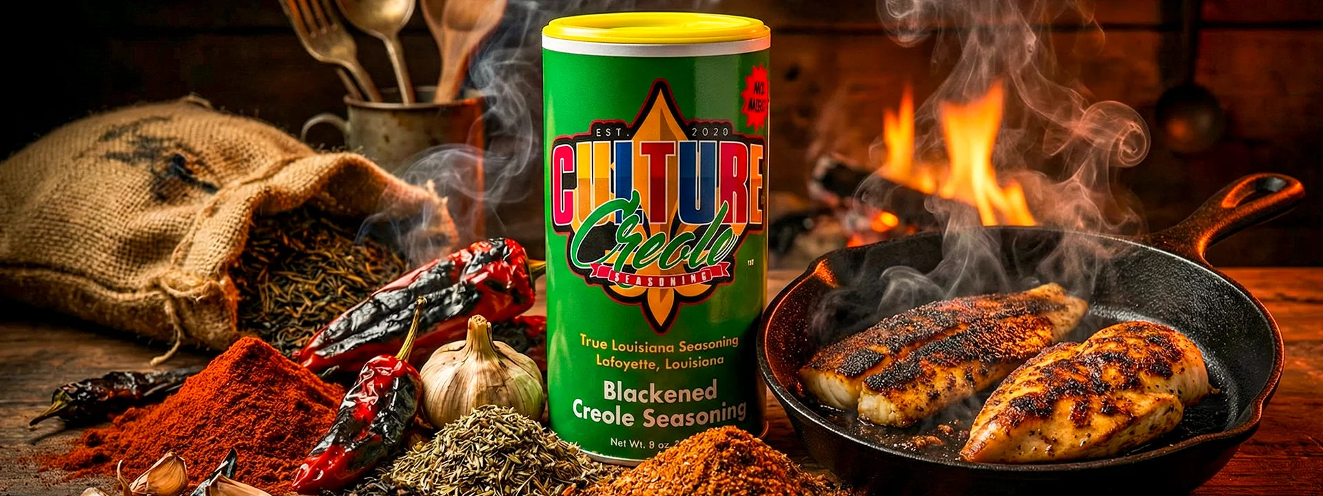 Authentic seasoning used to create bold flavor in kitchens nationwide. 
